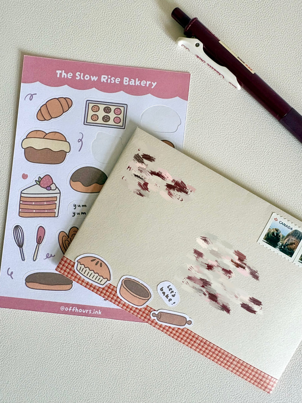 Slow Rise Bakery Sticker Sheet - Off Hours Ink