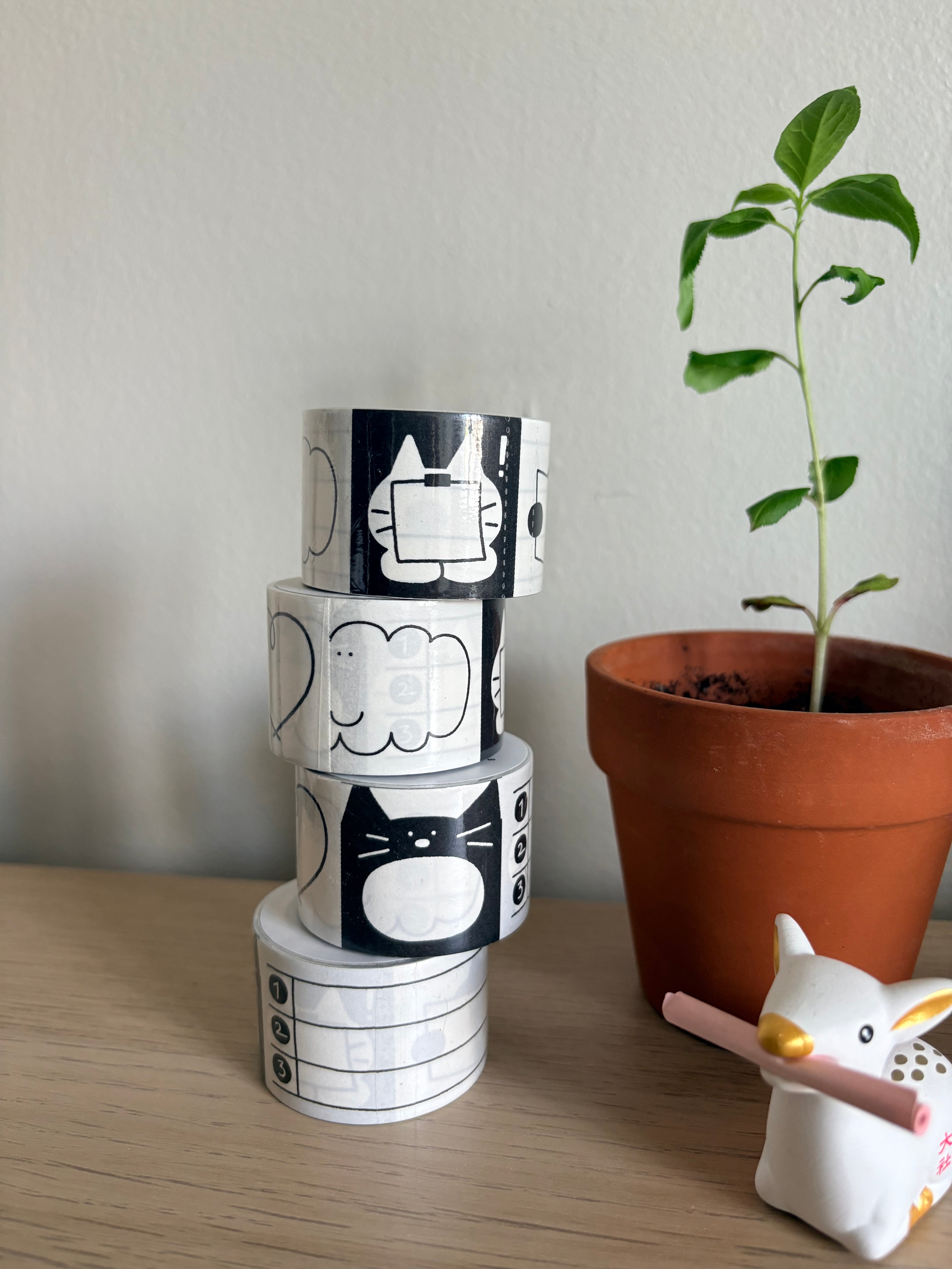 Cat Doodle Memo Sticky Roll — Iconic