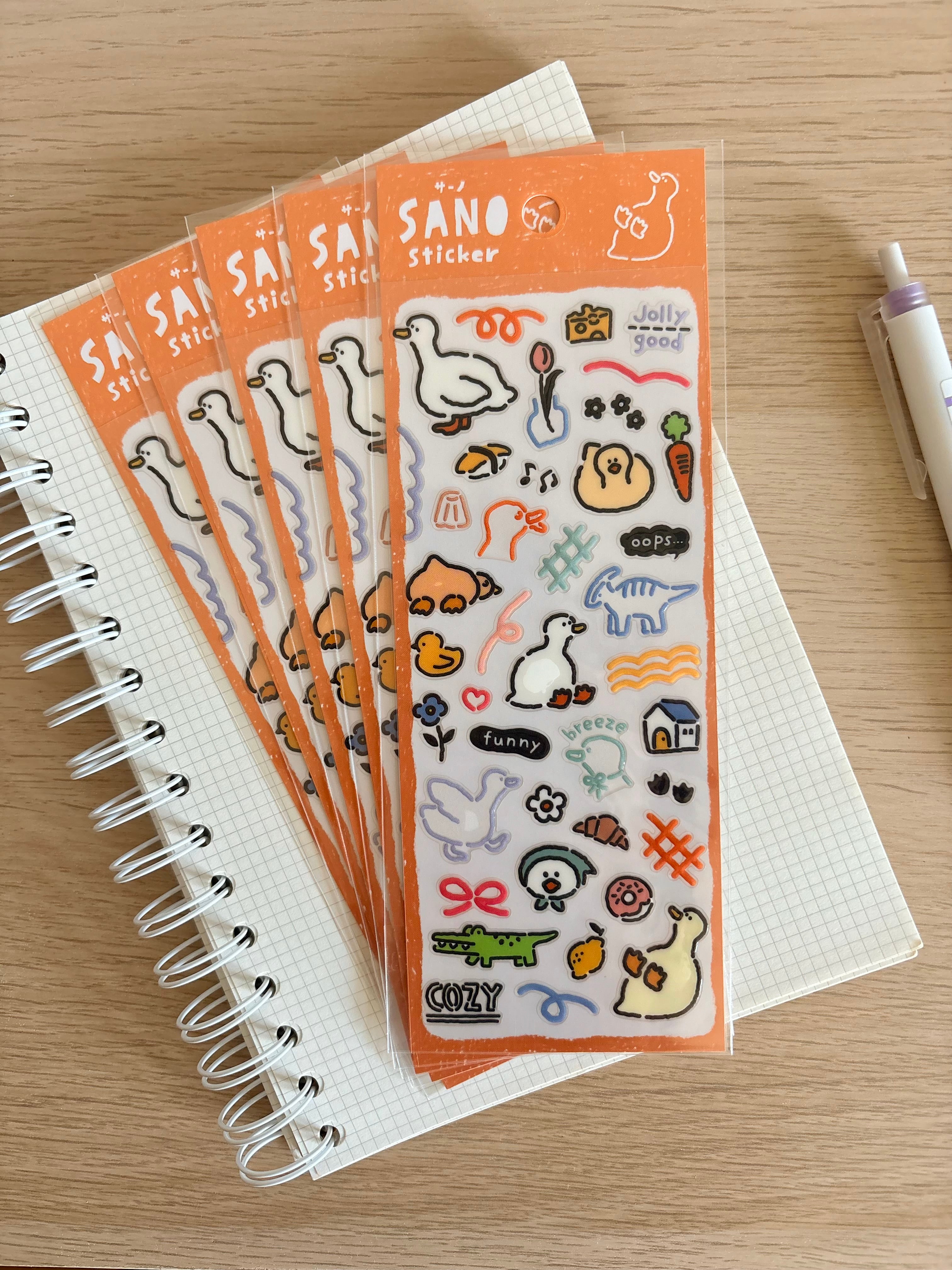 Sano Duck Sticker Sheet - Mind Wave