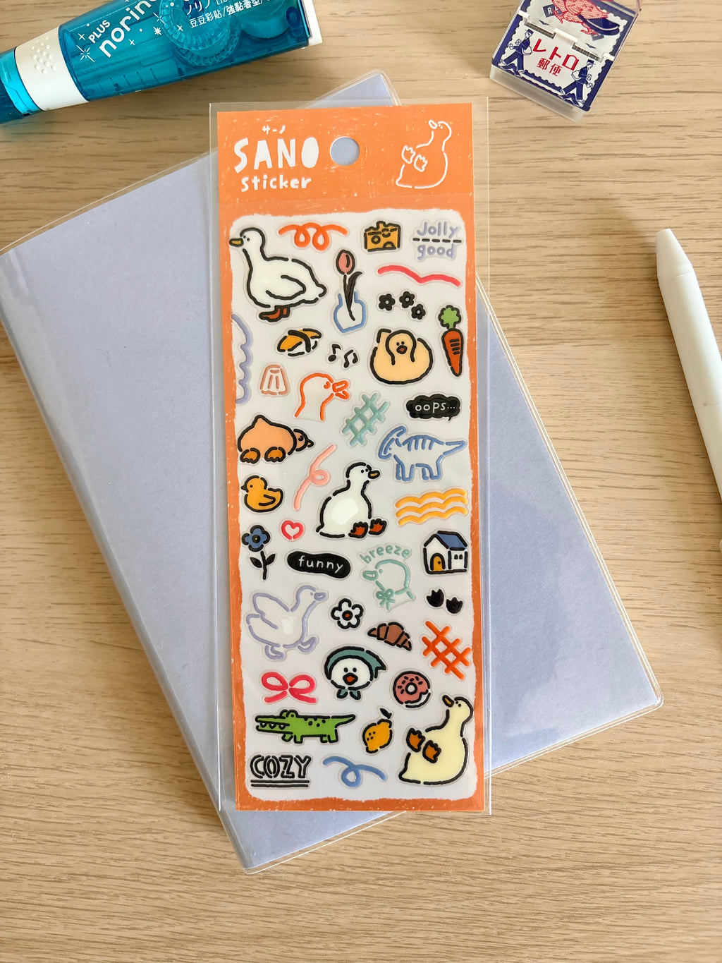 Sano Duck Sticker Sheet - Mind Wave