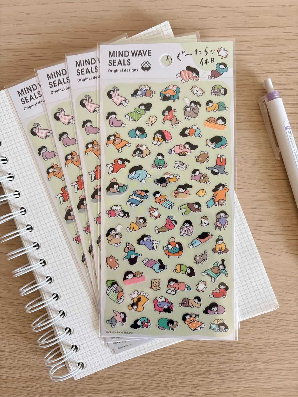 Lazy Holiday Sticker Sheet - Mind Wave