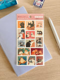 Cat Square Sticker Sheet - Pine Book